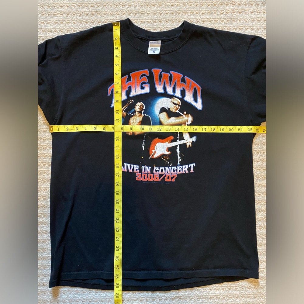 Anvil Black The Who Concert Tee size large concert - Picture 5 of 5